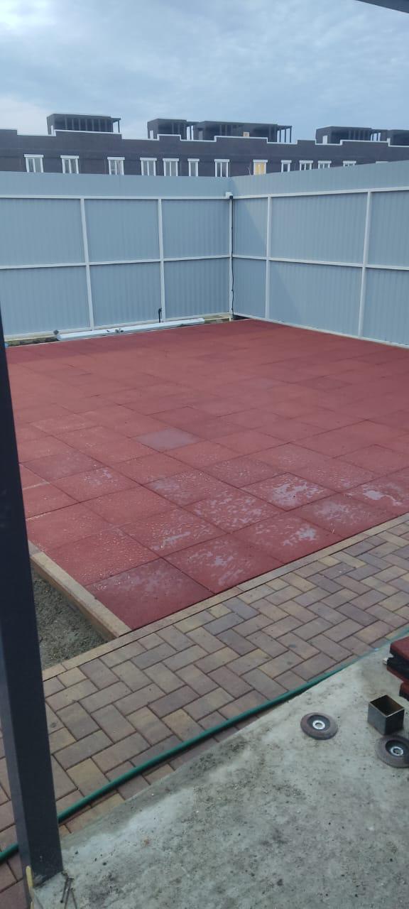 Реальное покрытие под игровую зону на объекте